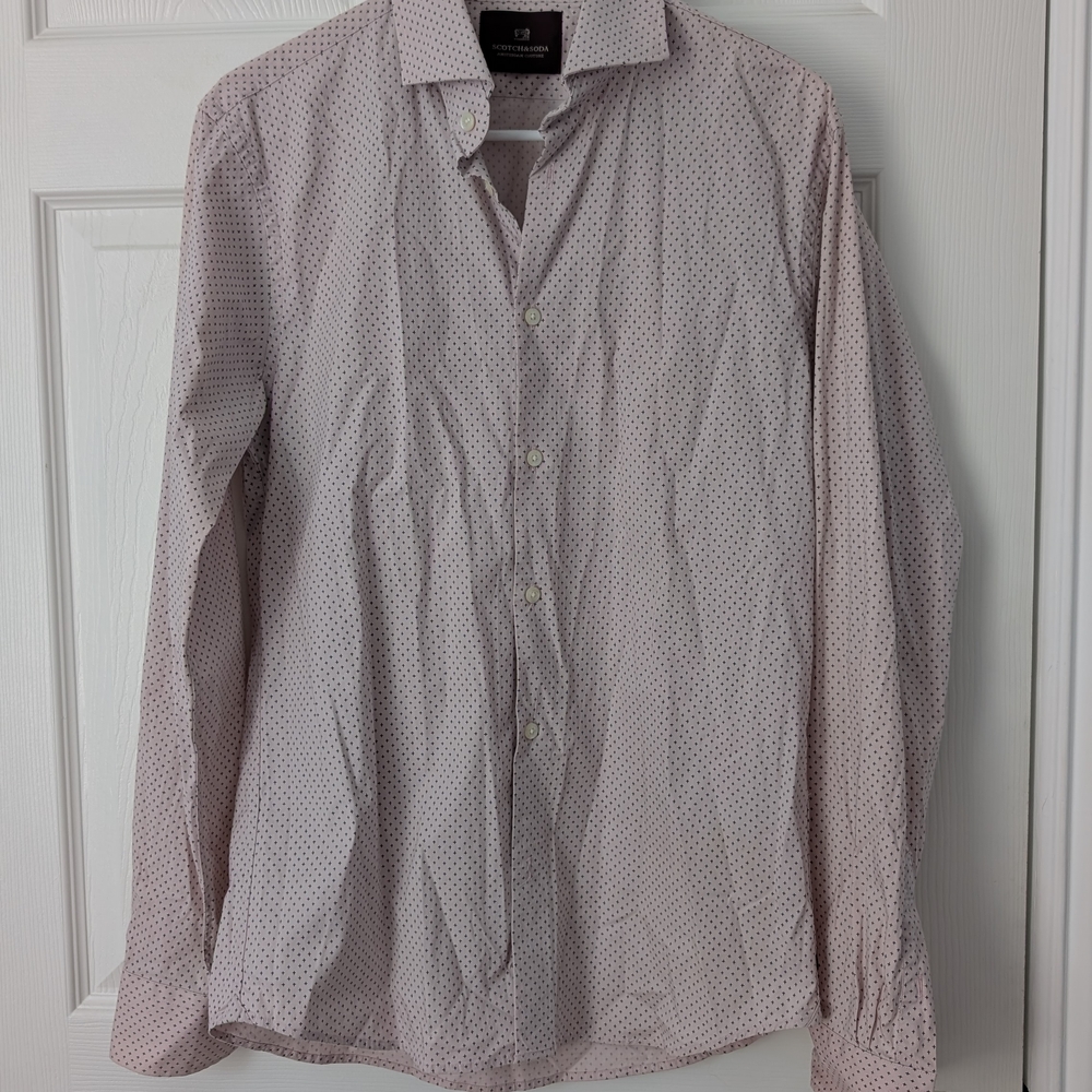Scotch & Soda Men's Classic Button-Up Shirt